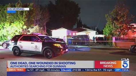 Late-night visit to Van Nuys home leaves 1 dead, 1 wounded